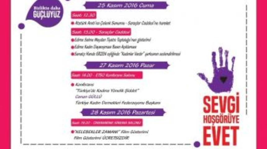 Edirne Kadın Dayanışması Meydanlarda