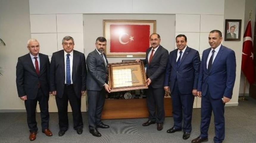 Sultanbeyli Belediye Başkanı Keskin&rsquo;den Nk&uuml;&rsquo;ye Ziyaret