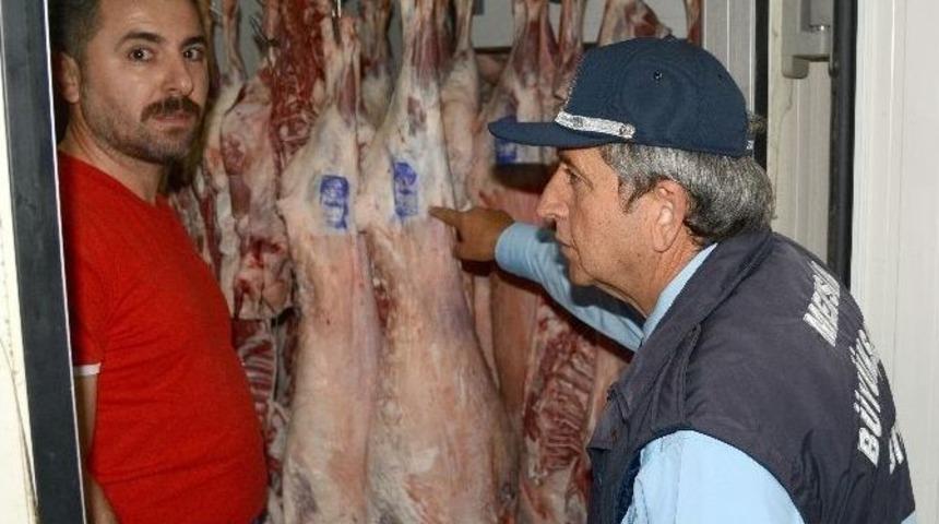 Mezitli Kasaplarına B&uuml;y&uuml;kşehir Zabıtasından Tam Not