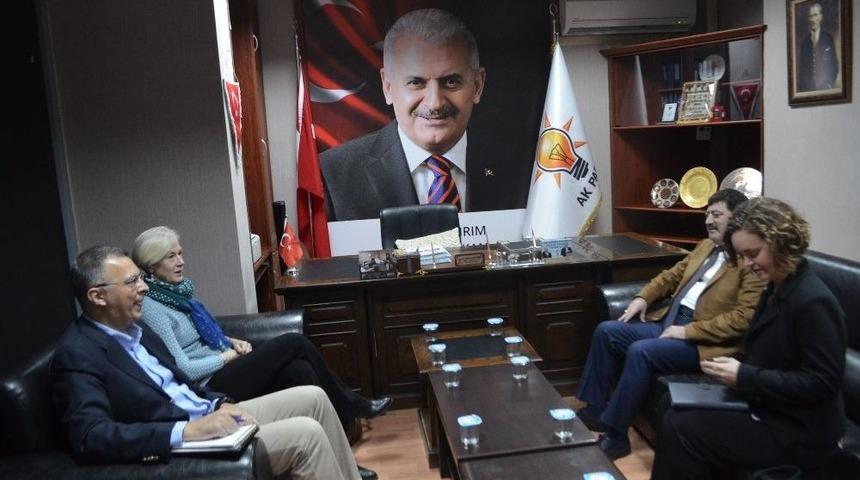 Abd Adana Konsolosu Specht Ak Parti&rsquo;yi Ziyaret Etti