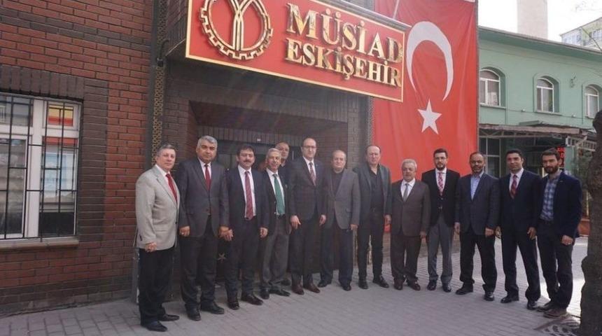 Ak Parti Eskişehir İl Başkanı &Uuml;nl&uuml;&rsquo;den M&uuml;siad&rsquo;a Ziyaret