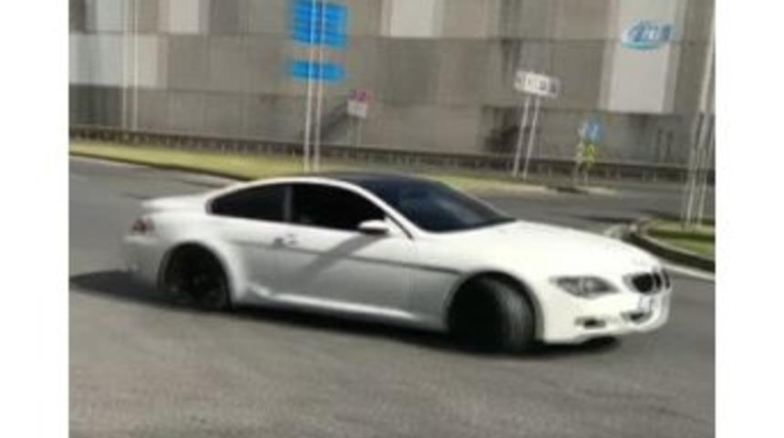 (&ouml;zel Haber) Trafik Magandası Drift İ&ccedil;in Yolu Kapattı