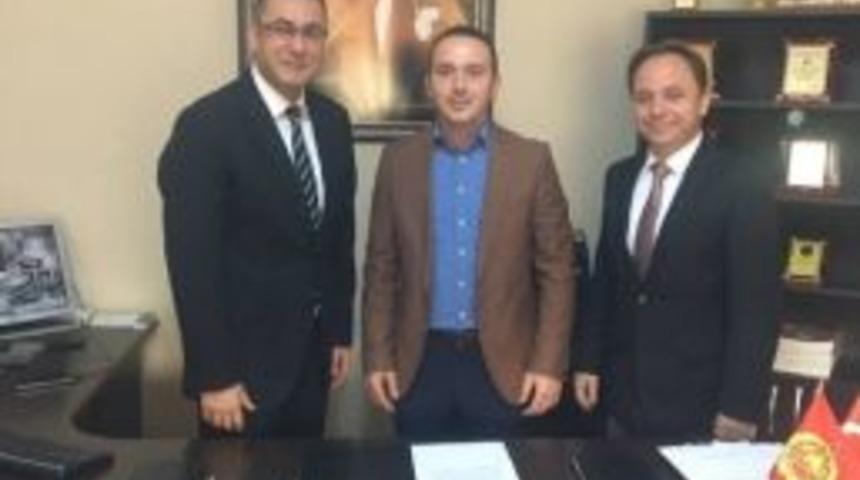 Kaymakamdan İtfaiye M&uuml;d&uuml;rl&uuml;ğ&uuml;ne Ziyaret