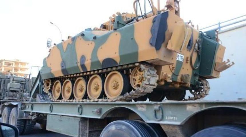 Gaziantep'ten Sınıra Zırhlı Ara&ccedil; Sevkiyatı