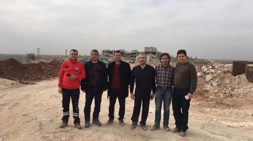 Sağlık Bakanlığı Heyeti El Bab&rsquo;da