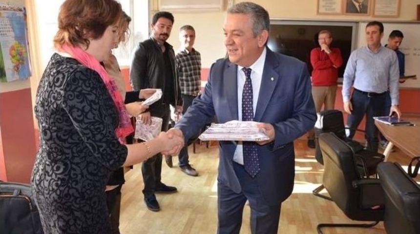 Başkan Kayalı&rsquo;dan &Ouml;ğretmenlere Ziyaret