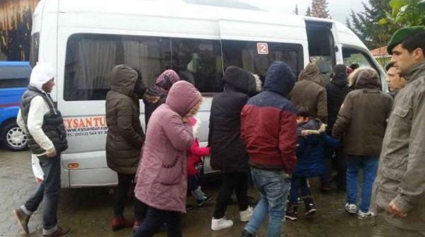 &Ccedil;alılıkta Saklanan Suriyeliler Yakalandı