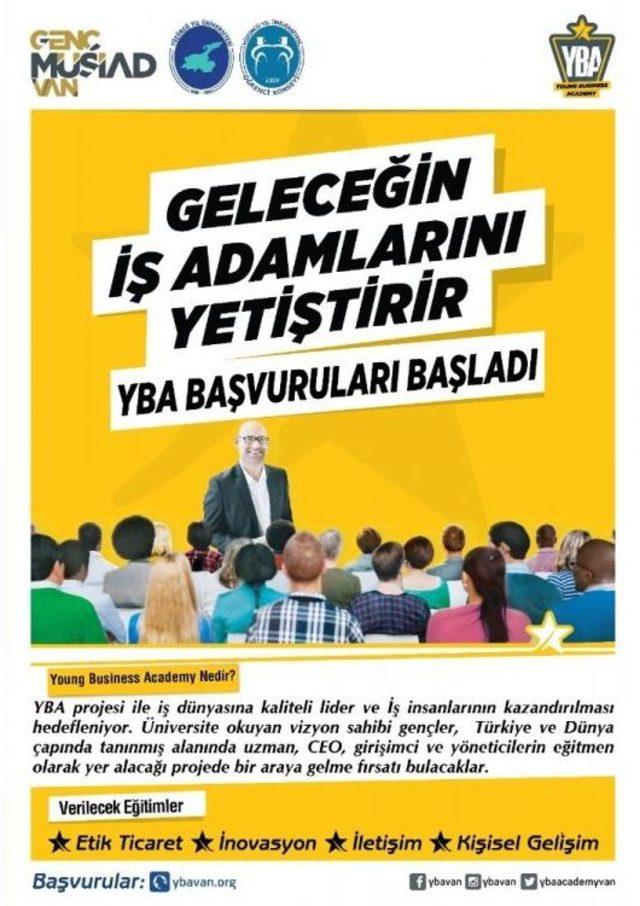 Genç Müsiad Van Şubesinden Yba Eğitimleri