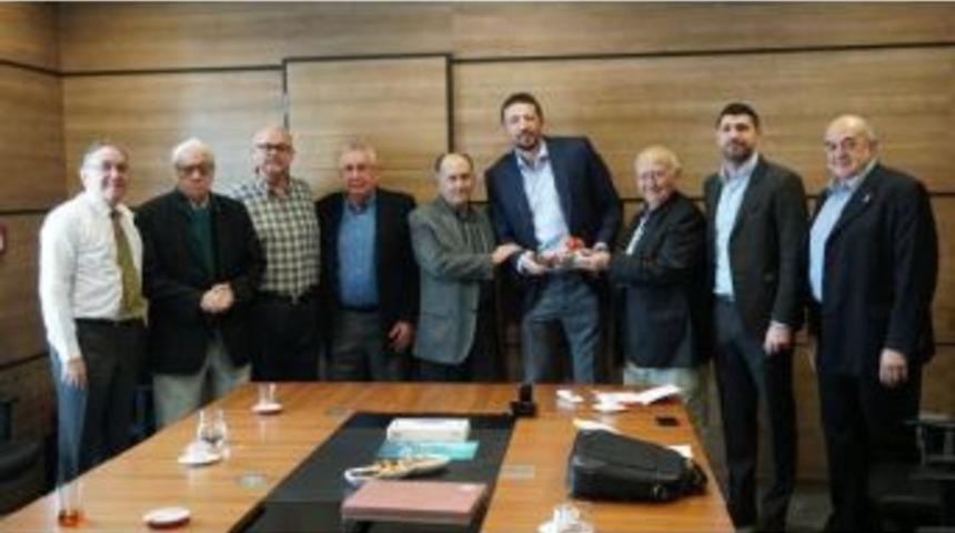 T&uuml;bad Y&ouml;netimi Tbf Başkanı Hidayet T&uuml;rkoğlu'nu Ziyaret Etti