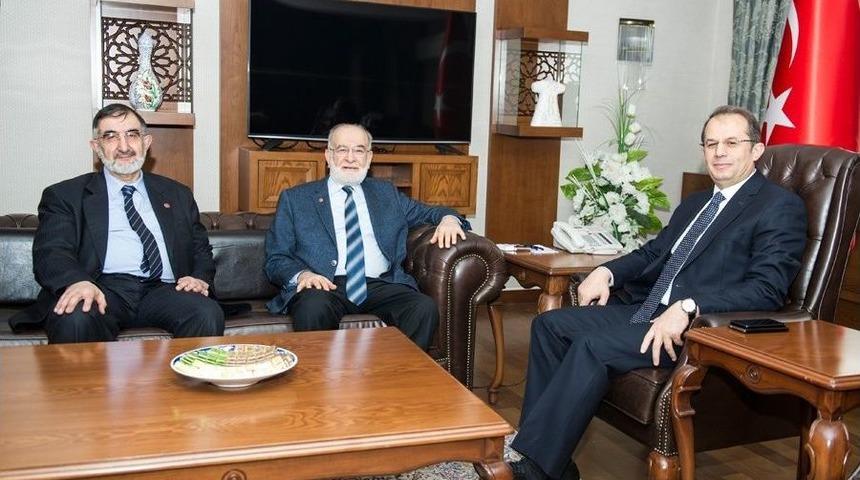 Karamollaoğlu&rsquo;ndan Vali Taşyapan&rsquo;a Ziyaret
