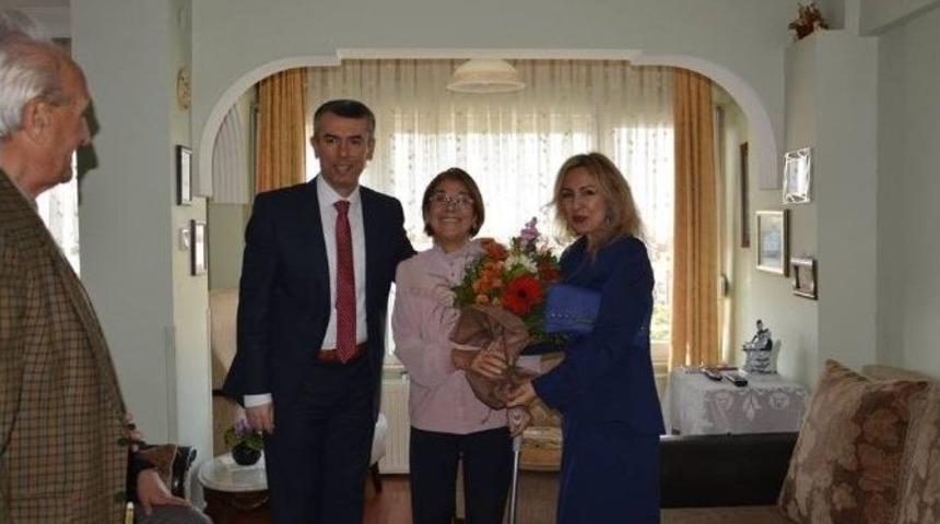 Emekli &Ouml;ğretmenleri Ziyaret Ettiler