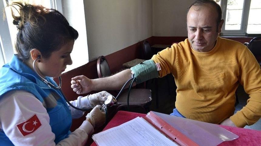 Başkan Ata&ccedil; Sağlık Taramalarına Katıldı