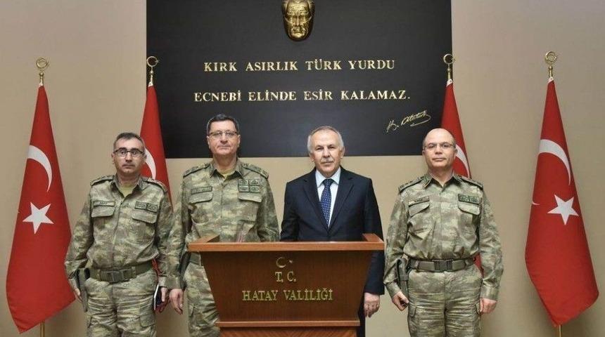 Korgenaral Yaşar, Vali Ata&rsquo;yı Ziyaret Etti