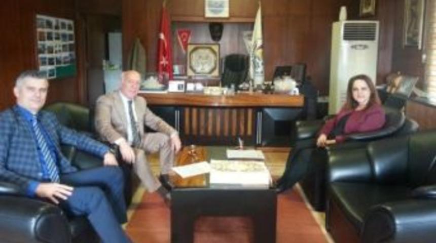 Sgk İl M&uuml;d&uuml;r&uuml; Alan&rsquo;dan Başkan Uyan&rsquo;a Ziyaret