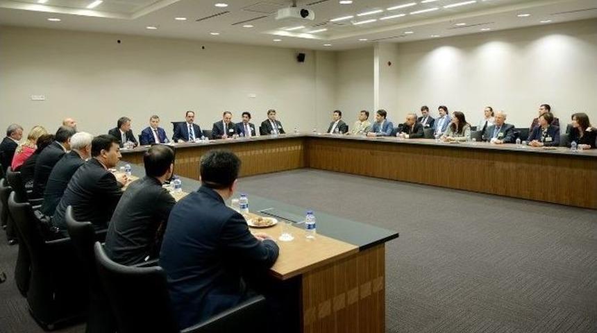 Avrasya Düşünce Kuruluşları Temsilcileri Cumhurbaşkanlığını Ziyaret Etti