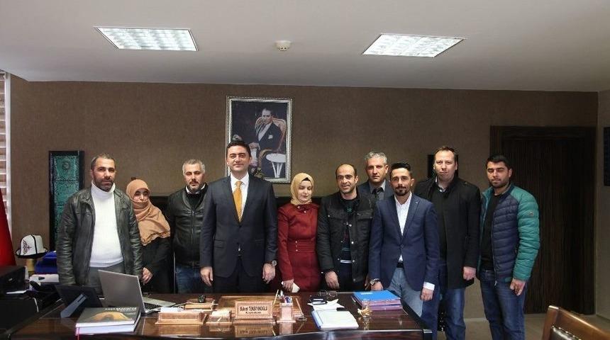 Girişimcilerden Kaymakam Tekbıyıkoğlu’na Ziyaret