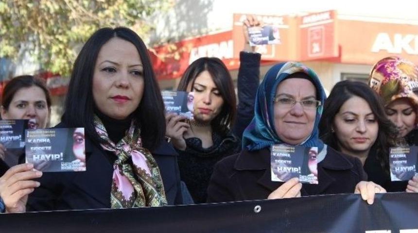 Kadına Y&ouml;nelik Şiddete Ak Parti Kadın Kollarından Tepki