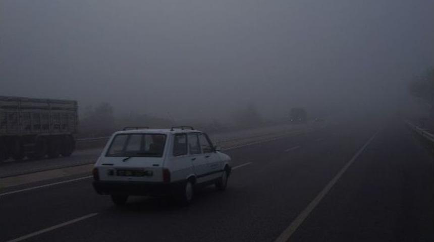 Bursa-izmir Kara Yolunda Yoğun Sis