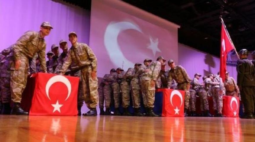 Gaziantep'te, Kısa D&ouml;nem Askerler Yemin Etti