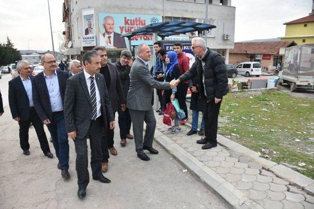 Başkan Keleş, İlçe Ziyaretlerini Sürüyor