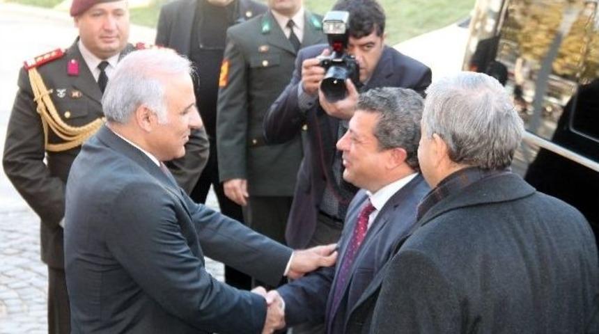 Kktc Bayındırlık Ve Ulaştırma Bakanı Kemal D&uuml;r&uuml;st Elazığ&rsquo;da