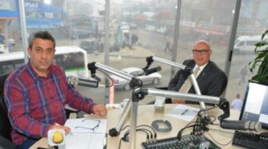 Başkan Eşkinat Radyo Can&rsquo;da Canlı Yayına Katıldı