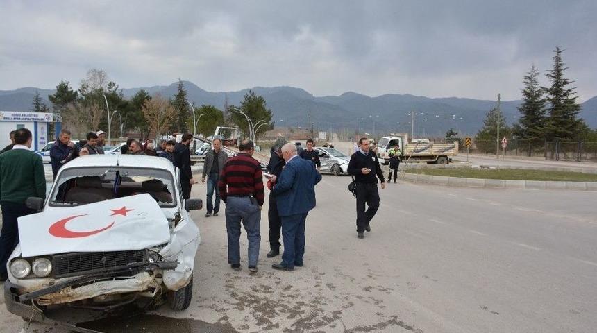 Tokat&rsquo;ta Trafik Kazası: 6 Yaralı