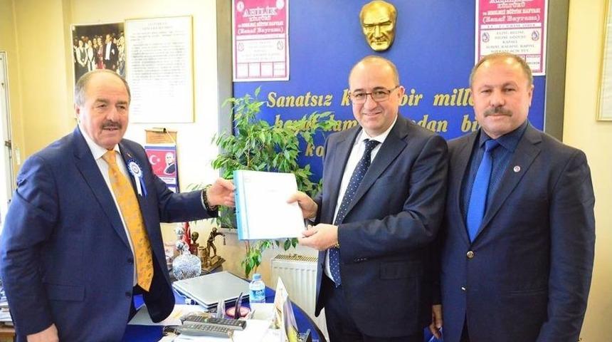 Milletvekili Gider’den Esnaf Odaları Birliği’ne Ziyaret