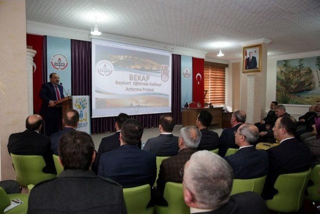 Bayburt’ta Eğitimde Kaliteyi Artırma Projesi