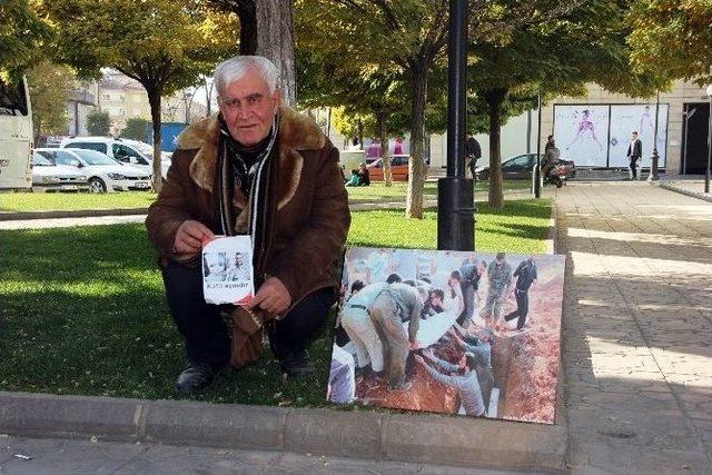 Suriyeliler Şehit Üsteğmenin Resminin Bulunduğu Broşürler Dağıttı