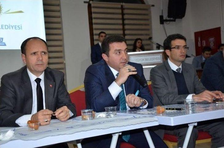 Başkan Bakıcı Ak Parti Kasım Ayı İstişare Toplantısında Projelerini Anlattı G1