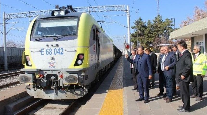 Tavşanlı&rsquo;da &rsquo;elektrikli Trenle Y&uuml;k Taşımacılığı&rsquo;nın Test S&uuml;r&uuml;şleri Başladı