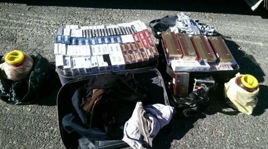 Yolcu Otob&uuml;s&uuml;nde Ka&ccedil;ak Sigara Ve &Ccedil;ay Ele Ge&ccedil;irildi