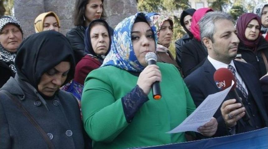 Kadına Y&ouml;nelik Şiddeti Kınadılar