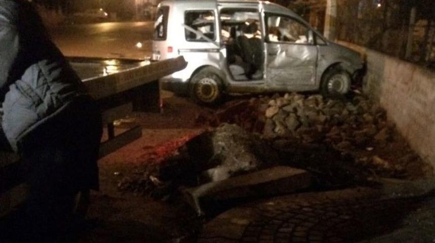 Nallıhan&rsquo;da Trafik Kazası,1 Yaralı