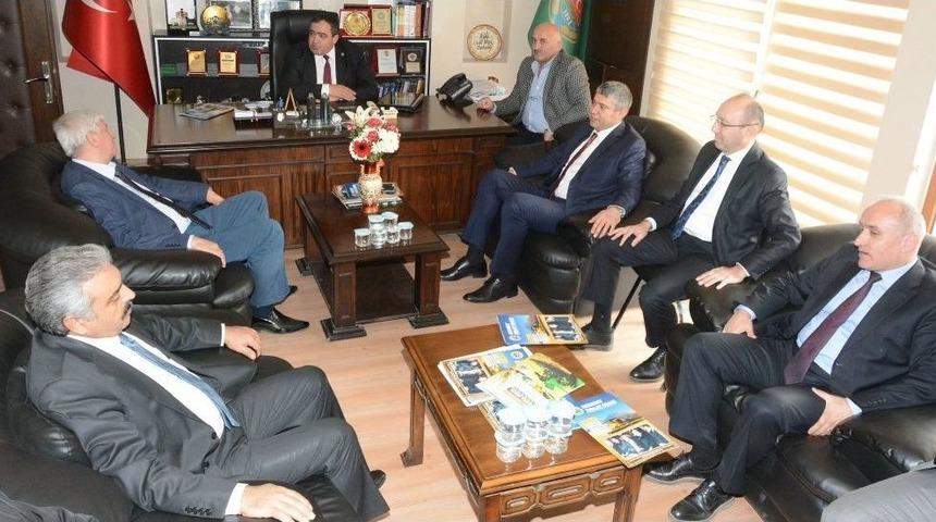 Gıda, Tarım Ve Hayvancılık Bakanlığı Heyetinden Ziraat Odasına Ziyaret