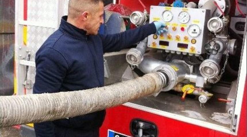 Bayburt İtfaiyesine Motopomp Eğitimi