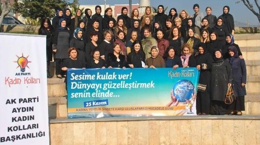 Aydın&rsquo;da Ak Parti&rsquo;li Kadınlardan &rsquo;kadına Şiddeti Kınıyoruz&rsquo; Konferansı