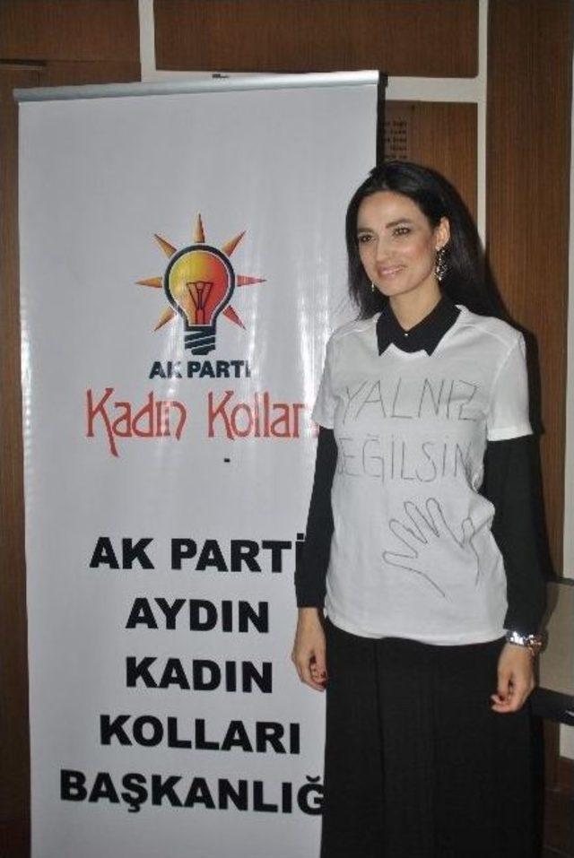 Aydın’da Ak Parti’li Kadınlardan ’kadına Şiddeti Kınıyoruz’ Konferansı