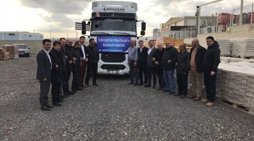 Tekirdağ’dan Bayır-bucak Türkmenleri’ne Gıda Yardımı