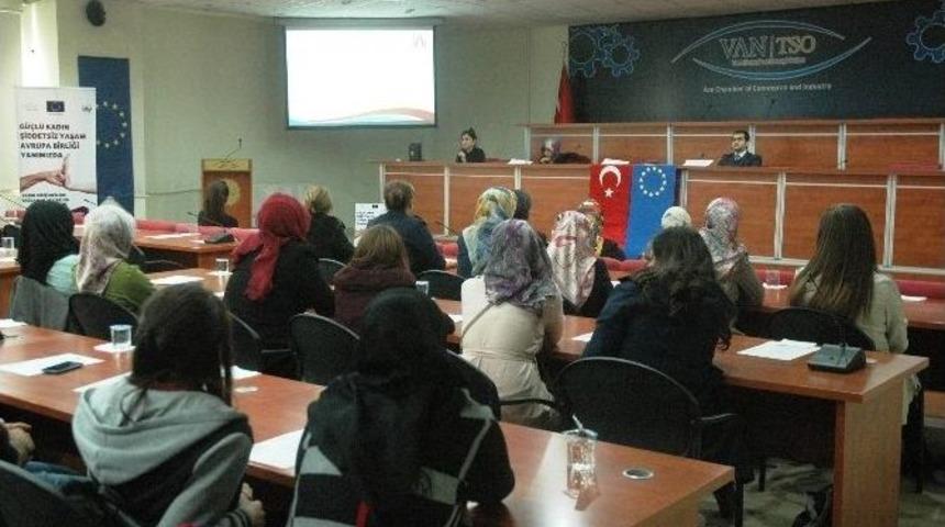 Van&rsquo;da "kadın Girişimcilere Sağlanan Destekler" Semineri