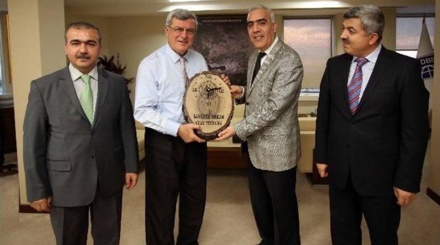 Başkan Karaosmanoğlu, Sakarya Orman B&ouml;lge M&uuml;d&uuml;r&uuml; Kurşun&rsquo;u Makamında Ağırladı