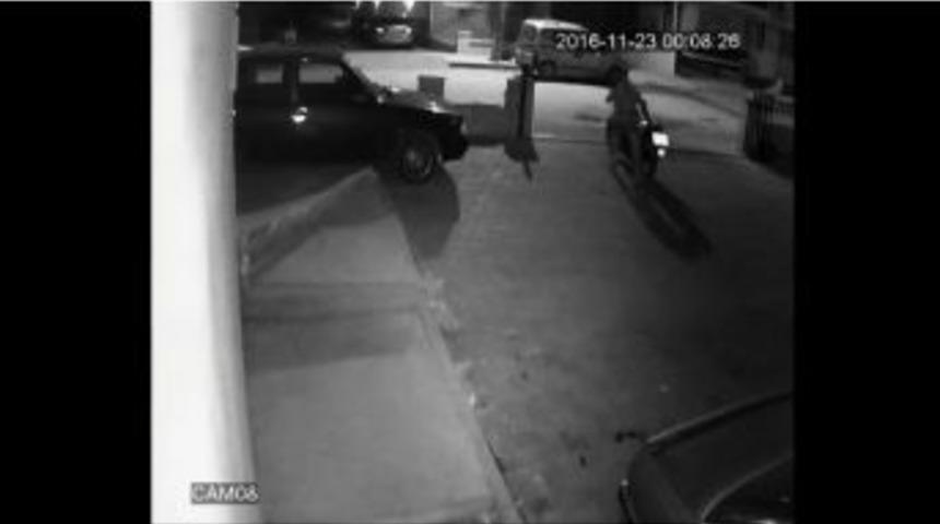 Motosiklet Hırsızlığı Kamerada