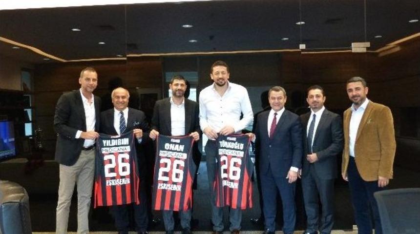 Nesine.com Eskişehir Basket Y&ouml;netiminden Tbf&rsquo;ye Ziyaret