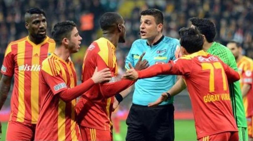 Kayserispor'dan Hakeme Tepki