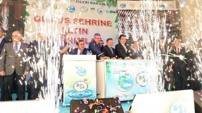 Bakan Eroğlu, G&uuml;m&uuml;şhane&rsquo;de Temeli Atma A&ccedil;ılış T&ouml;renine Katıldı