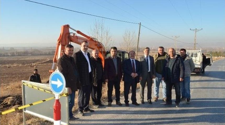 Alaca&rsquo;da İ&ccedil;mesuyu Şebeke Hattı &Ccedil;alışmaları Start Aldı