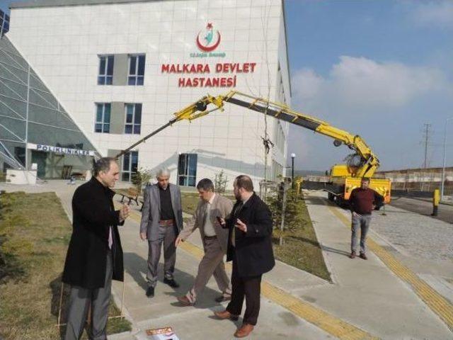 Malkara'da Yeni Devlet Hastanesi'nin Kıble Tayini Yapıldı