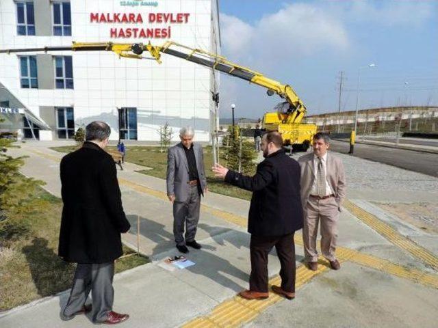 Malkara'da Yeni Devlet Hastanesi'nin Kıble Tayini Yapıldı