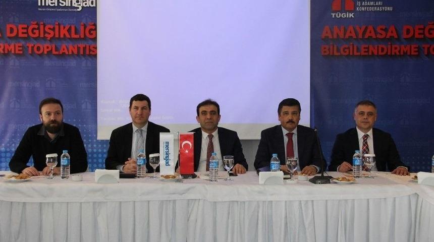 Mersin Giad&rsquo;dan &lsquo;anayasa Değişikliği Bilgilendirme Toplantısı&rsquo;